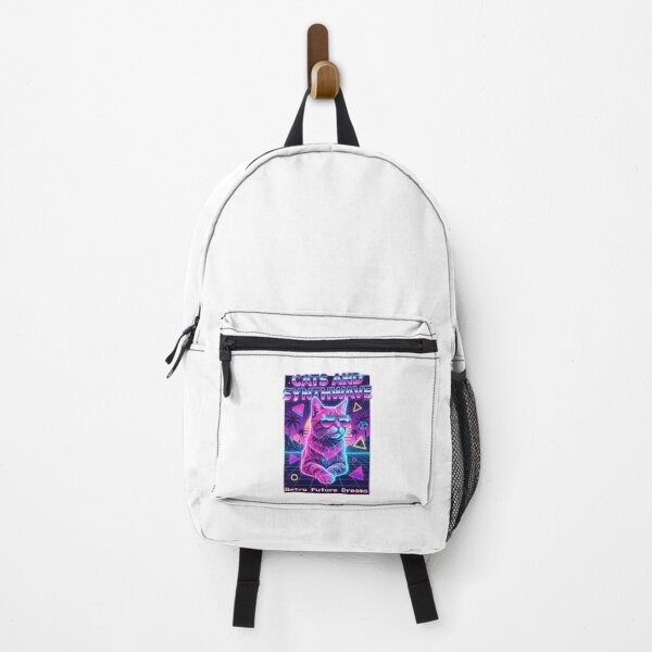 Item preview, Cats and Synthwave, Retro 80s Vaporwave designed and sold by Quillway.