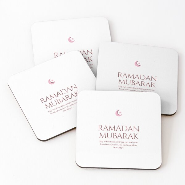 Item preview, Pink & Cream Modern Elegant Ramadan Postcard | Minimal Islamic Holiday Design designed and sold by iamkamelo.