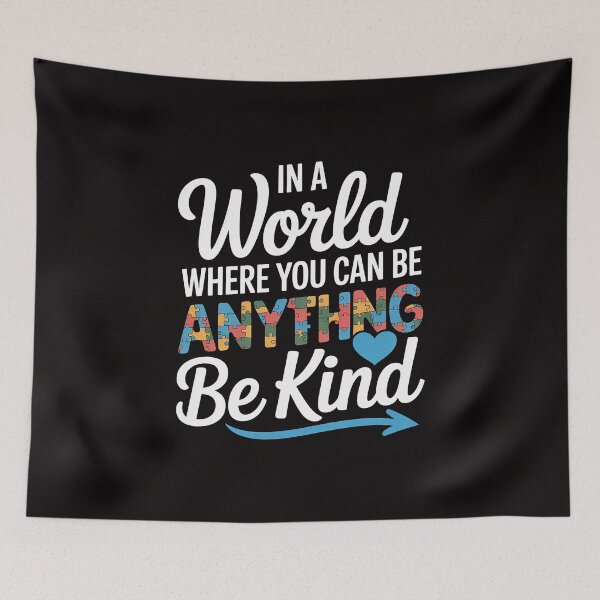 Item preview, In A World Where You Can Be Anything Be Kind Autism Puzzle designed and sold by ForestMmost.