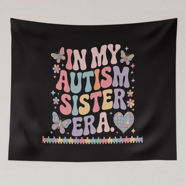 Item preview, In My Autism Sister Era Disco Family Autism Awareness  designed and sold by ForestMmost.