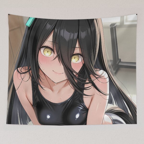 Aperçu de l'œuvre Séance de gym au Manhattan Cafe en noir Uma Musume Pretty Derby Anime Girl créée et vendue par mildaclairmo.