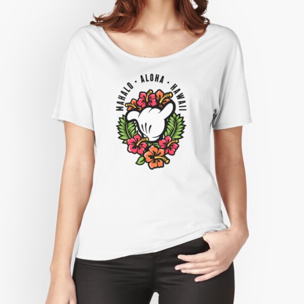 Item preview, Mahalo Hawaii Aloha Shaka designed and sold by TheTeeSupplyCo.