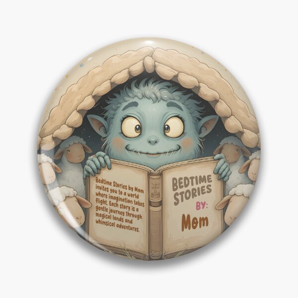 Item preview, Cute Monster Sheep Bedtime Stories by Mom designed and sold by Amplify-n-Co.