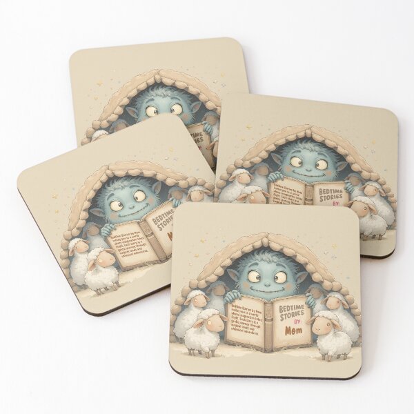 Item preview, Cute Monster Sheep Bedtime Stories by Mom designed and sold by Amplify-n-Co.