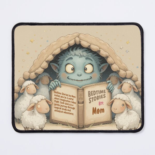 Item preview, Cute Monster Sheep Bedtime Stories by Mom designed and sold by Amplify-n-Co.