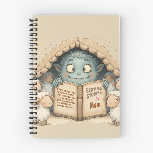 Item preview, Cute Monster Sheep Bedtime Stories by Mom designed and sold by Amplify-n-Co.