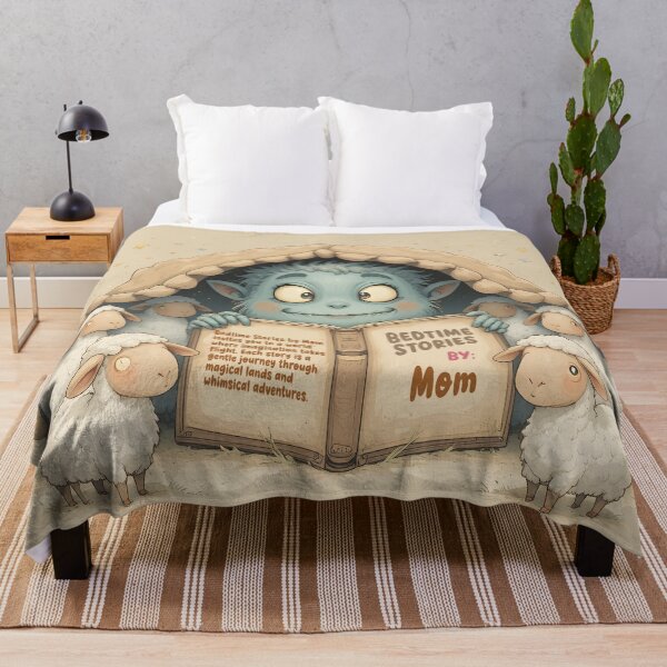 Item preview, Cute Monster Sheep Bedtime Stories by Mom designed and sold by Amplify-n-Co.