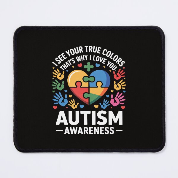 Item preview, I See Your True Colors Heart Puzzle World Autism Awareness designed and sold by portcrysral.