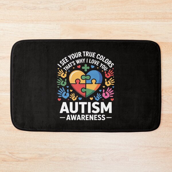 Item preview, I See Your True Colors Heart Puzzle World Autism Awareness  designed and sold by portcrysral.