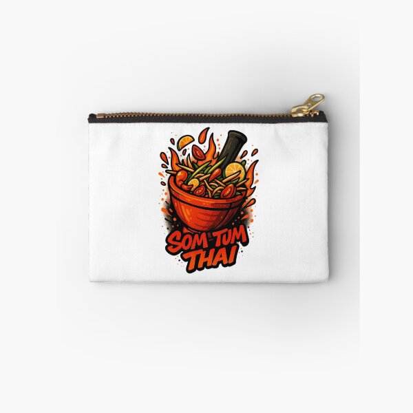 Item preview, Som Tum Thai Street Food Illustration – Papaya Salad Graphic Art designed and sold by barelyrarelyco.