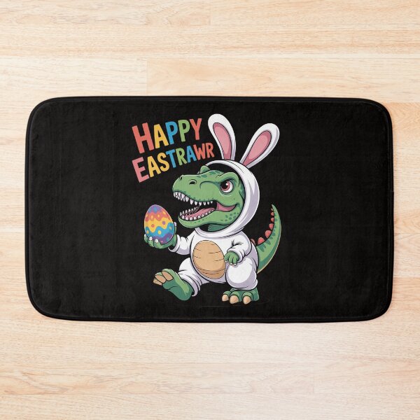 Item preview, Happy Eastrawr T Rex Dinosaur Easter Bunny Egg Kids  designed and sold by portcrysral.