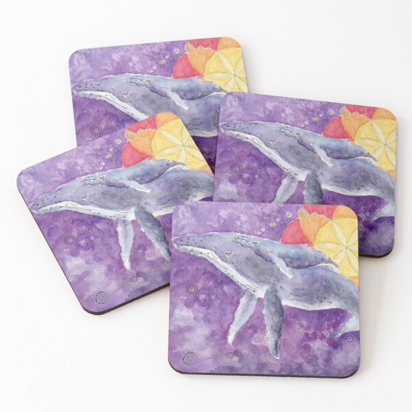 Item preview, Whales  designed and sold by Rhiannon Wolfe Art .