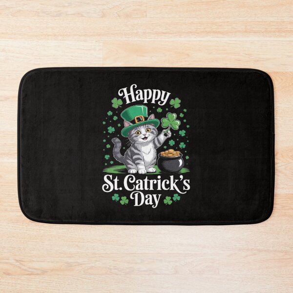 Item preview, Happy St Catrick's Day Cat St Patricks Day Women Kids designed and sold by portcrysral.