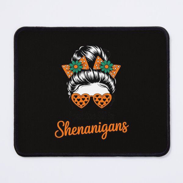 Item preview, St Patricks Day Messy Bun I Put the She In Shenanigans designed and sold by portcrysral.
