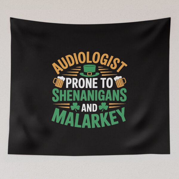 Item preview, Audiologist St Patrick Day Cute Shenanigans Malarkey Irish designed and sold by portcrysral.