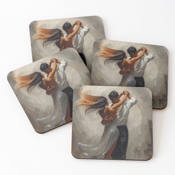 Item preview, Latin Dancer Oil Painting designed and sold by La Loca.