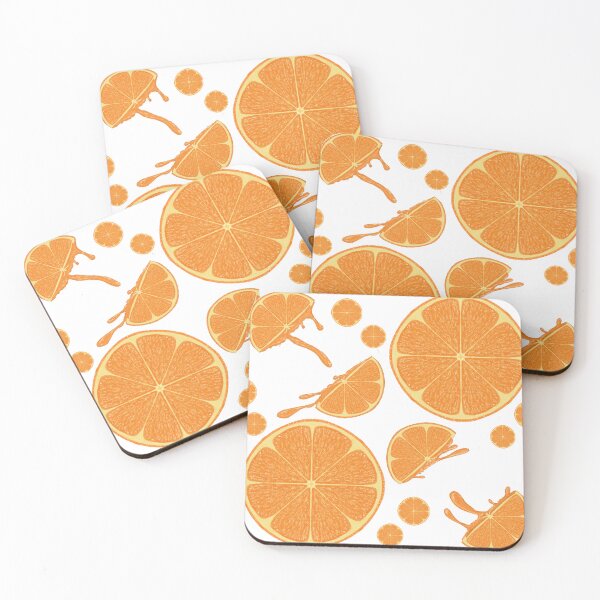 Artikelvorschau, Aufkleber mit orangefarbenem Muster entworfen und verkauft von SoftMoodNotes.