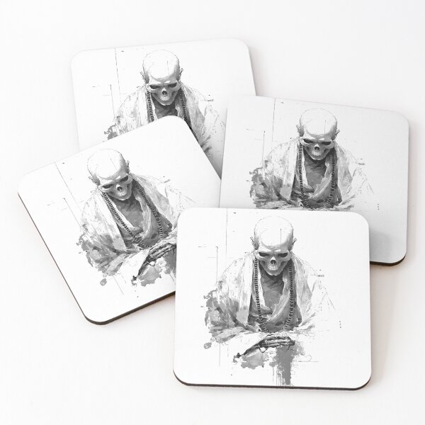 Item preview, Monk Skeleton 04 — Ink of Silence designed and sold by MuKuRo-SPIRIT.
