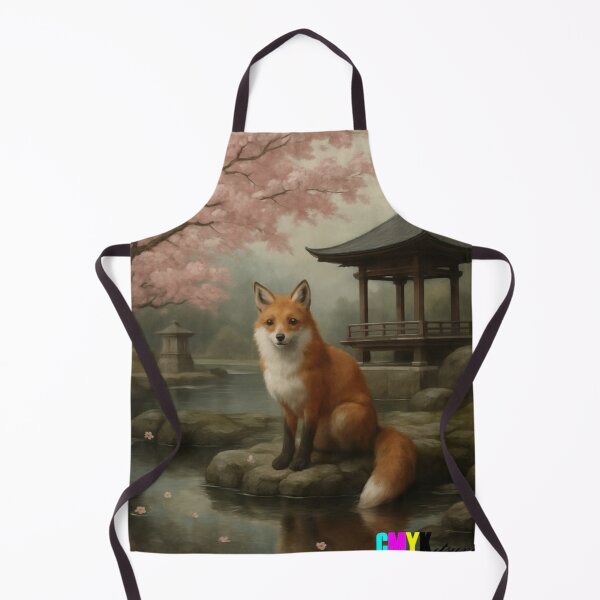 Item preview, Fox of the Cherry Blossom Garden designed and sold by CMYKitsuneArt.