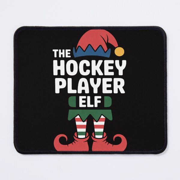 Item preview, The Hockey Player Elf Christmas Ice Hockey Xmas Hockey Lover designed and sold by demarioTTS.