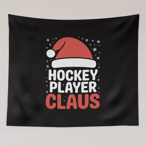 Item preview, The Hockey Player Claus Christmas Ice Hockey Xmas designed and sold by demarioTTS.