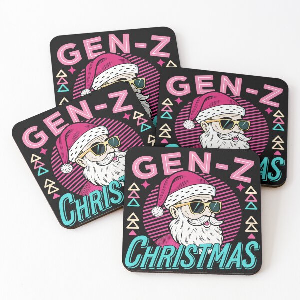 Item preview, Gen Z Christmas – Cool Santa Claus Neon Retro Holiday Design designed and sold by A1MarketDesigne.