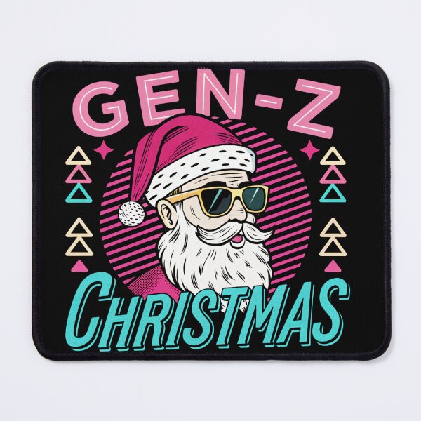 Item preview, Gen Z Christmas – Cool Santa Claus Neon Retro Holiday Design designed and sold by A1MarketDesigne.