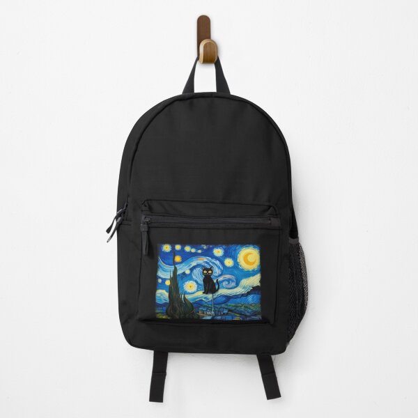 Item preview, Cat Print Starry Night designed and sold by VladimiaPutin.