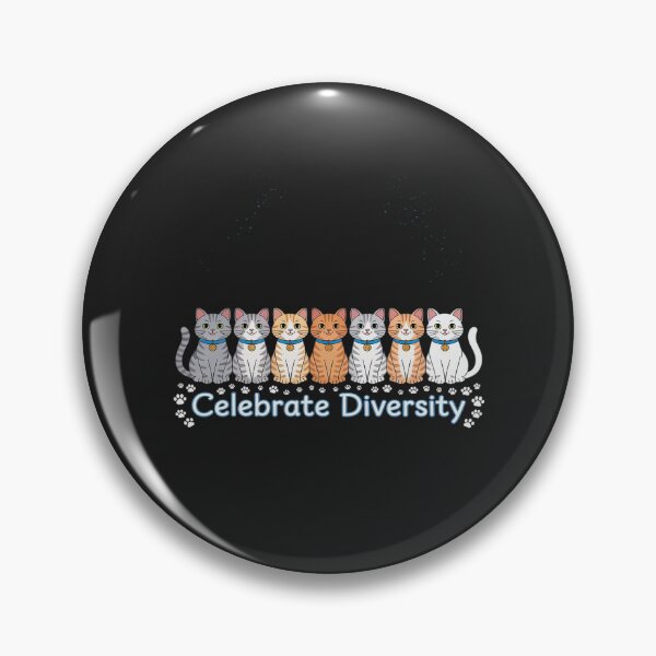 Item preview, Celebrate Diversity Funny Cat Joke Cute Kitten Kitty Lover designed and sold by VladimiaPutin.
