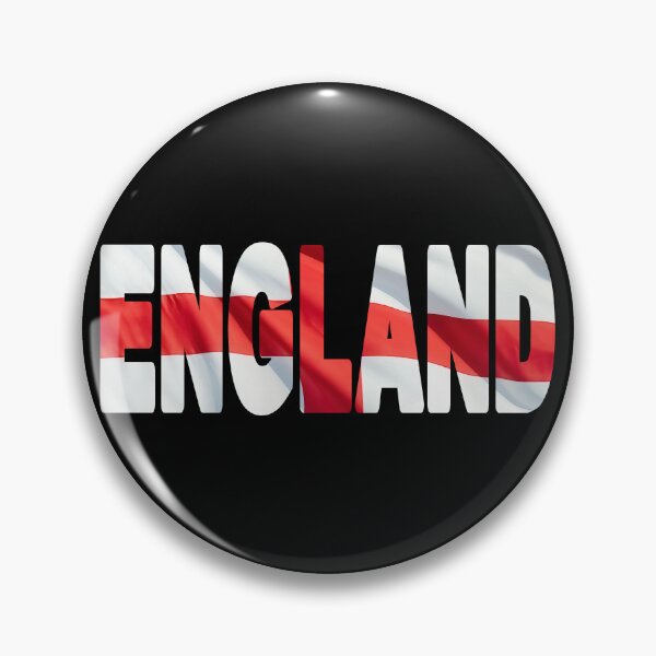 Item preview, ENGLAND - Flag Flying in Wind cut to Letters Souvenir Sticker Shirt designed and sold by Adam Gormley.