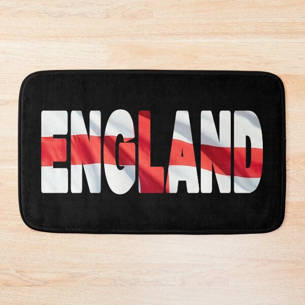 Item preview, ENGLAND - Flag Flying in Wind cut to Letters Souvenir Sticker Shirt designed and sold by Adam Gormley.