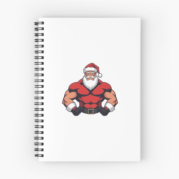 Item preview, Muscle Santa Claus – Strong Bodybuilder Santa Christmas designed and sold by Pinpondesigns.