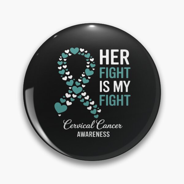 Item preview, Cervical Cancer Awareness Her Fight My Fight Family Supporter designed and sold by VladimiaPutin.