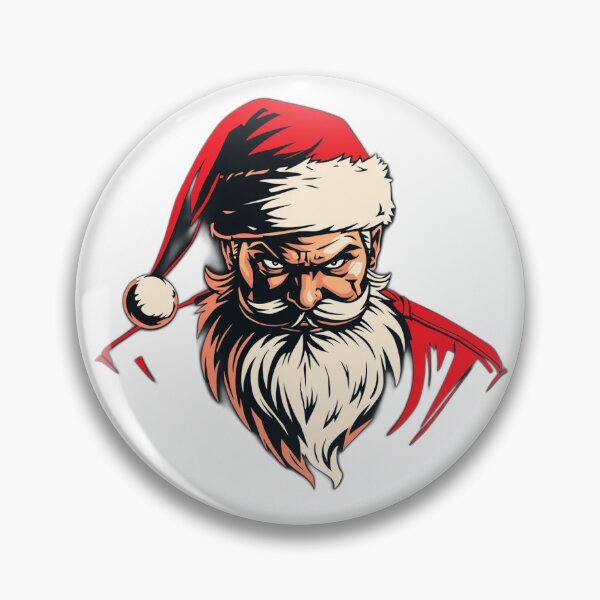 Item preview, Evil Santa Claus Vintage – Dark Retro Christmas Art designed and sold by Pinpondesigns.