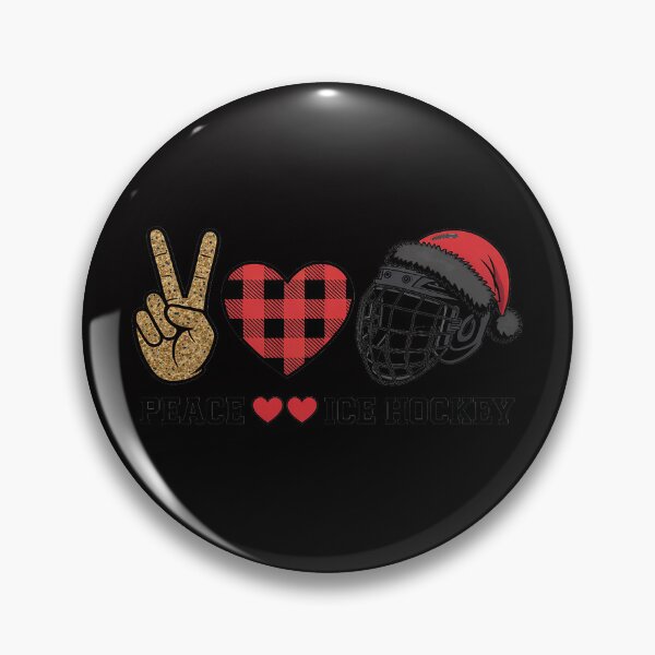 Item preview, Peace Love Ice Hockey Christmas Ice Hockey Player Xmas Party designed and sold by demarioTTS.