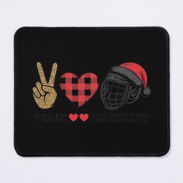Item preview, Peace Love Ice Hockey Christmas Ice Hockey Player Xmas Party designed and sold by demarioTTS.