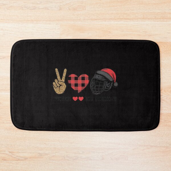 Item preview, Peace Love Ice Hockey Christmas Ice Hockey Player Xmas Party designed and sold by demarioTTS.