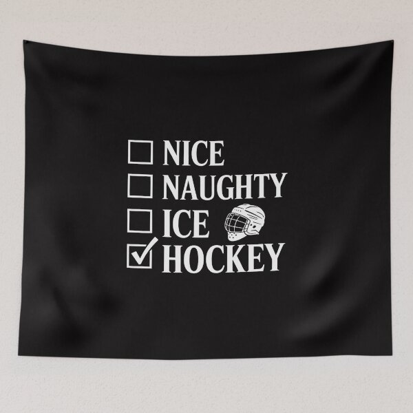 Item preview, Nice Naughty Ice Hockey Christmas Ice Hockey Player designed and sold by demarioTTS.