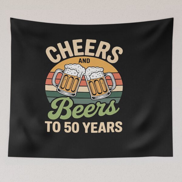 Item preview, Cheers And Beers To 50 Years Old 50 Birthday Gifts 50th Bday designed and sold by VladimiaPutin.