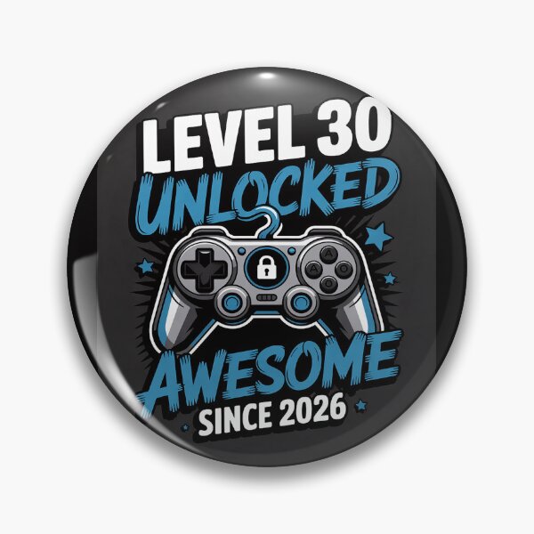 Item preview, Level 30 Unlocked Awesome Since 1996 30th Birthday Gaming designed and sold by demarioTTS.