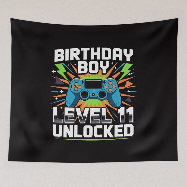 Item preview, Level 11 Unlocked Video Game 6th Birthday Gamer Boys designed and sold by demarioTTS.