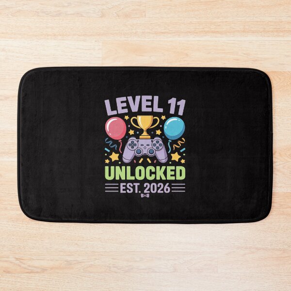 Item preview, Level 11 Unlocked Gamer - Gamer 11th Birthday designed and sold by demarioTTS.