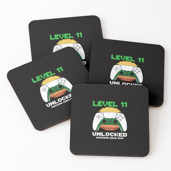 Item preview, Level 11 Unlocked Awesome Since 2015 Video Gamer 11th Bday designed and sold by demarioTTS.