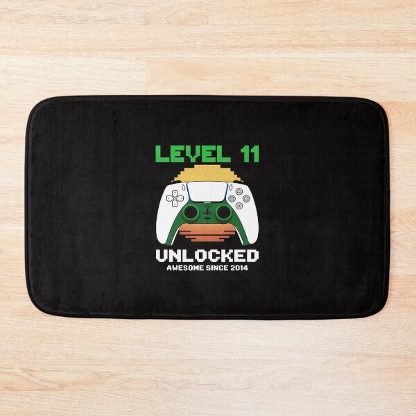 Item preview, Level 11 Unlocked Awesome Since 2015 Video Gamer 11th Bday designed and sold by demarioTTS.