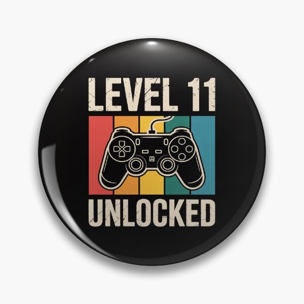 Item preview, Level 11 Unlocked 11 Year Old Gamers 11th Birthday Gaming designed and sold by demarioTTS.