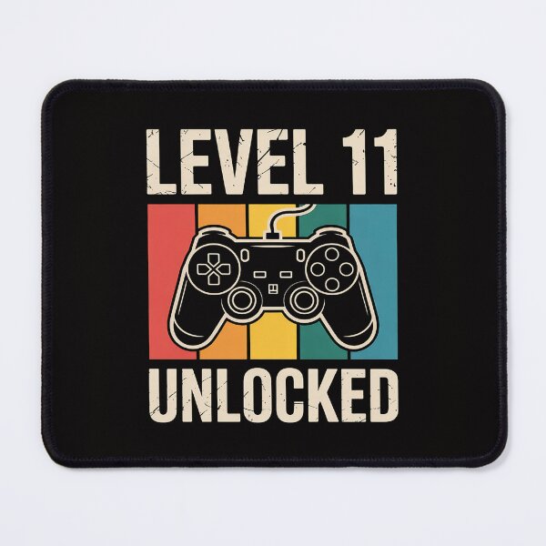 Item preview, Level 11 Unlocked 11 Year Old Gamers 11th Birthday Gaming designed and sold by demarioTTS.