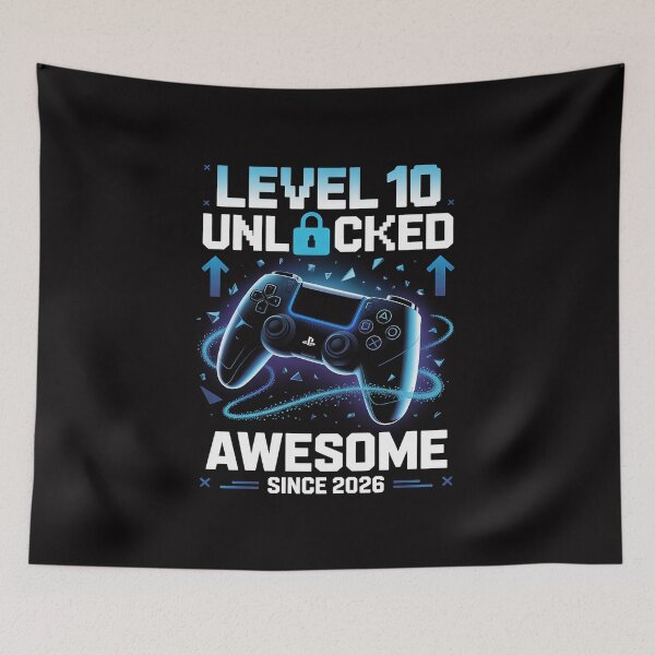 Item preview, Level 10 Unlocked 11th Birthday Video Gamer Gaming Gift Boys designed and sold by demarioTTS.