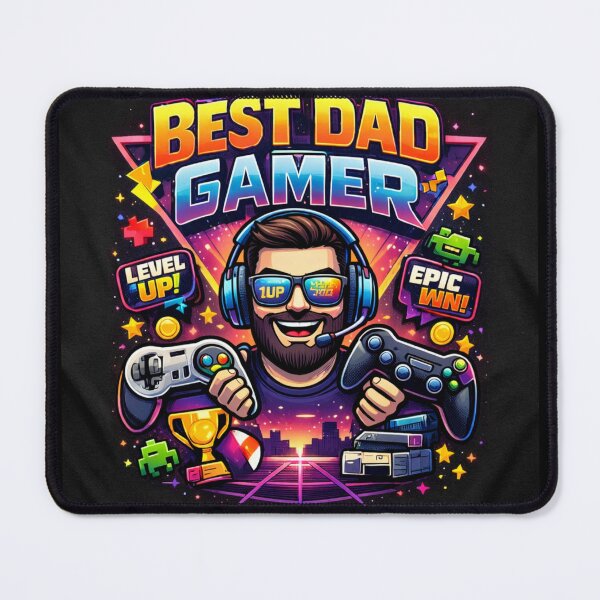 Item preview, Best dad gamer designed and sold by Mamouart.