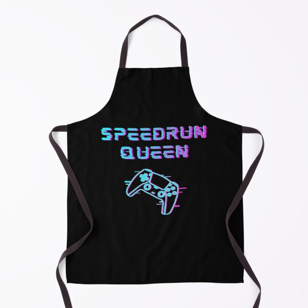 Item preview, Speedrun Queen Glitch Neon Controller — Retro-Futuristic Gamer Design designed and sold by PHRASEandSTYLE.