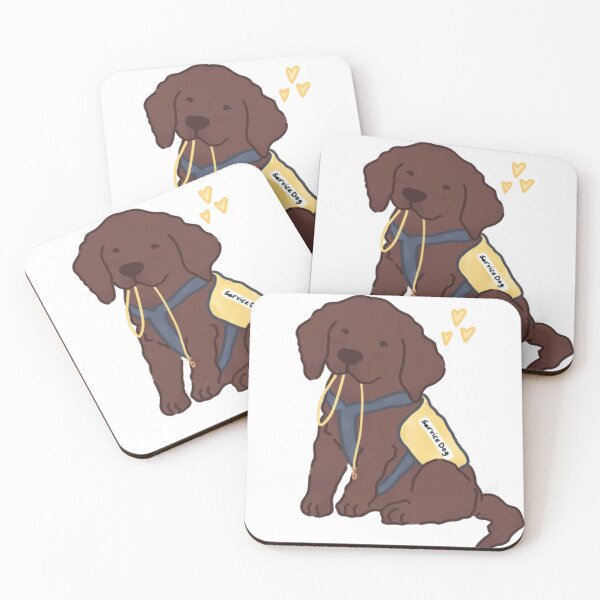 Item preview, Service dog (Chocolate) designed and sold by CelticK9s.